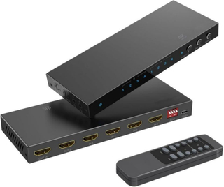 Comutador de matriz kvm multivisualizador personalizado 4k hdmi multivisualizador divisor de tela 4 divisor de tela hdmi com costura 