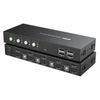 Extrator de arco Hdmi Kvm Switch Displayport 4k Usb 2 6 4 portas Bi-sentido Kvm Switches Monitor duplo