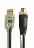 Ftdi usb rs485 para m8 m12 serial USB-RS485-M12 conversão rs485 m12 usb para rs485 rs422 cabo conversor usb