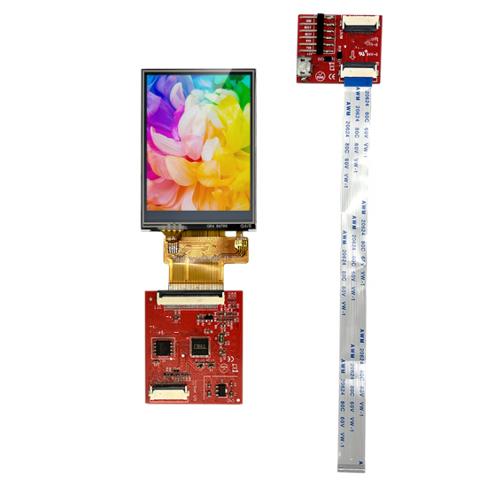 Módulo de painel de exibição transmissivo PIILCD Lcd TFT de interface IC Uart de 2,4 polegadas 240 * 320 ST7789V