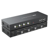 Extrator de arco Hdmi Kvm Switch Displayport 4k Usb 2 6 4 portas Bi-sentido Kvm Switches Monitor duplo