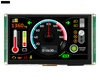 Display inteligente Modbus RS485 de 7' com tela sensível ao toque capacitiva