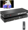 Comutador HDMI Quad Multivisualizador 4K HDMI Quad para 4K@60Hz
