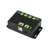 HUB USB de nível industrial, estendendo 4 portas USB 3.2, hosts duplos comutáveis, múltiplas proteções
