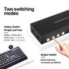 Extrator de arco Hdmi Kvm Switch Displayport 4k Usb 2 6 4 portas Bi-sentido Kvm Switches Monitor duplo