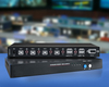 Switch Kvm de matriz Cat5 personalizado sobre IP 1u Montagem em rack Dois usuários IP 4X32 (1 X Local; 1 X Remoto; 2 X IP)