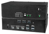 Divisor/extensor VGA USB KVM personalizado com áudio estéreo via CAT5 a 1.000 pés