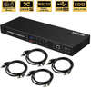 Switch KVM HDMI 8X1 personalizado de 8 portas