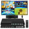 Comutador de matriz kvm multivisualizador personalizado 4k hdmi multivisualizador divisor de tela 4 divisor de tela hdmi com costura 