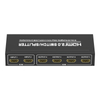 PII-1024E 4x2 HDMI Matrix Switch/Splitter com extrator de áudio - 4K 60 Hz, controle IR, HDCP 2.2, 4:4:4