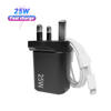 Carregador de parede USB-C de 25 watts, carregamento rápido PPS de fornecimento de energia