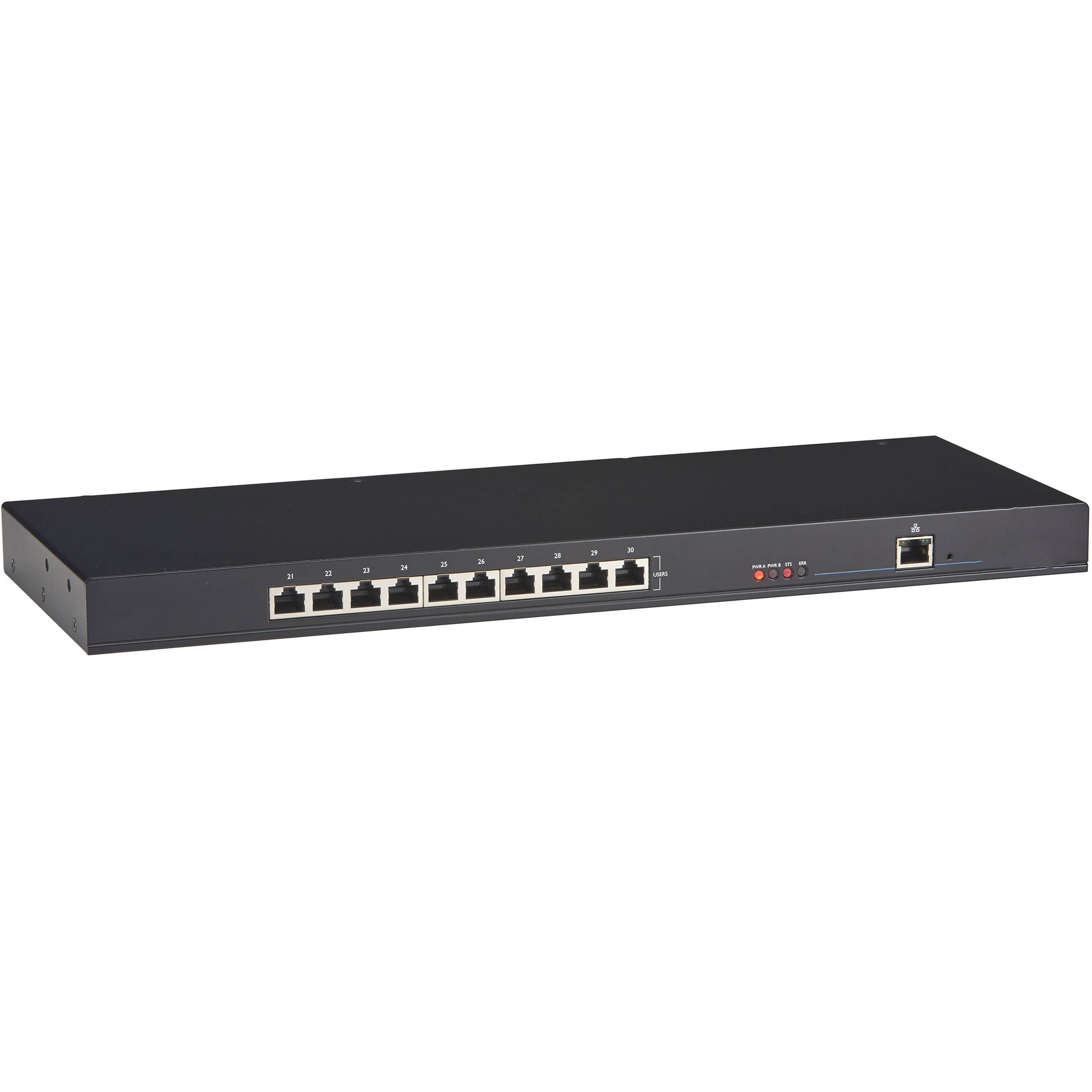 Comutador matricial Kvm Comutador matricial digital.Switch flexível de 30 portas com 7 portas de usuário e 23 portas flexíveis