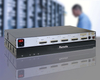 Switch Kvm de matriz Cat5 personalizado sobre IP 1u Montagem em rack Dois usuários IP 4X32 (1 X Local; 1 X Remoto; 2 X IP)