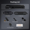 O interruptor personalizado 3 de USB 3,0 HDMI KVM monitora 4 computadores 4K@60Hz