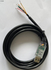 TTL-232RG-VSW5V-WE Cabo USB para TTL com eletrônicos incorporados, LEDs, 5V/450mA, ponta de fio
