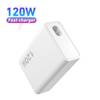 Carregador de carro super rápido de 120 W tipo C, além de poderoso carregamento rápido USB C de 100 W