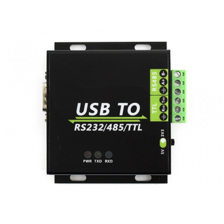 Conversor de interface USB para RS232/485/TTL, isolamento industrial