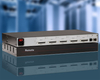 Switch Kvm de matriz Cat5 personalizado sobre IP 1u Montagem em rack Dois usuários IP 4X32 (1 X Local; 1 X Remoto; 2 X IP)