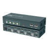 HDMI KVM Switch monitor duplo 4 portas 4k 60hz KVM Switches