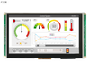 Display inteligente Modbus RS485 de 7' com tela sensível ao toque capacitiva